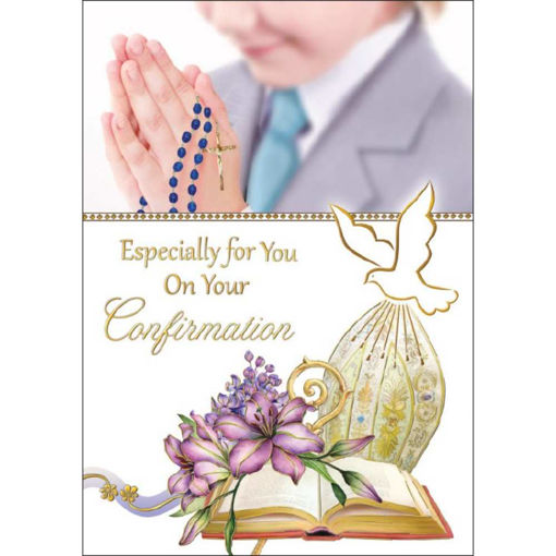 Picture of ESPECIALLY FOR YOU ON YOUR CONFIRMATION CARD BOY
